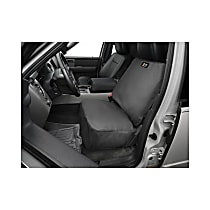 SPB002CH Front Row Seat Cover, Charcoal, Made of Poly Cotton, Plain Design, 50/50 Bucket