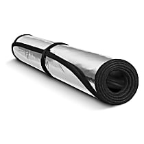 TS1380 Sun Shade - Silver/Black, Reflective/Absorbent Film, Direct Fit, Sold individually
