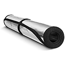 Sun Shade - Silver/Black, Reflective/Absorbent Film, Direct Fit, Sold Individually