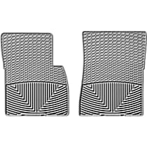 W124GR Front Row All-weather Series Flat Floor Mat, Gray Made of Rubberized Thermoplastic Elastomer