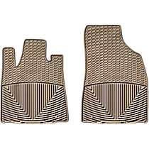 Front Row Flat Floor Mat, Tan, Made of Rubberized Thermoplastic Elastomer, All-weather Series