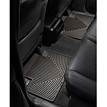 W136CO Second Row All-weather Series Flat Floor Mat, Cocoa Made of Rubberized Thermoplastic Elastomer