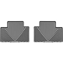 W136GR Second Row All-weather Series Flat Floor Mat, Gray Made of Rubberized Thermoplastic Elastomer