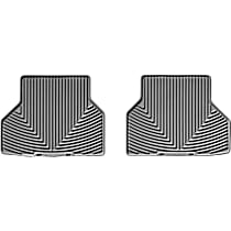W143GR Second Row All-weather Series Flat Floor Mat, Gray Made of Rubberized Thermoplastic Elastomer