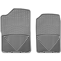 W14GR Front Row All-weather Series Flat Floor Mat, Gray Made of Rubberized Thermoplastic Elastomer