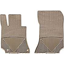 W163TN Front Row All-weather Series Flat Floor Mat, Tan Made of Rubberized Thermoplastic Elastomer