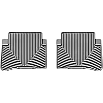 W164GR Second Row All-weather Series Flat Floor Mat, Gray Made of Rubberized Thermoplastic Elastomer