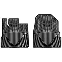 Front Flat Floor Mat, Sport Utility, Black, Made of Rubberized Thermoplastic Elastomer, All-weather Series