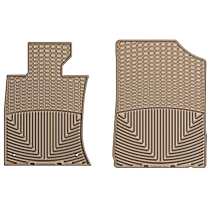 W177TN Front All-weather Series Flat Floor Mat, Tan Made of Rubberized Thermoplastic Elastomer