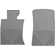 Front Row Flat Floor Mat, Gray, Made of Rubberized Thermoplastic Elastomer, All-weather Series