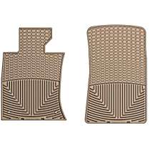 Front Row All-weather Series Flat Floor Mat, Tan Made of Rubberized Thermoplastic Elastomer