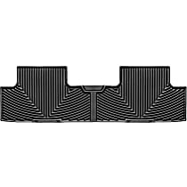 Second Row Flat Floor Mat, Black, Made of Rubberized Thermoplastic Elastomer, All-weather Series