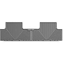 Second Row Flat Floor Mat, Gray, Made of Rubberized Thermoplastic Elastomer, All-weather Series
