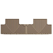 Second Row Flat Floor Mat, Tan, Made of Rubberized Thermoplastic Elastomer, All-weather Series