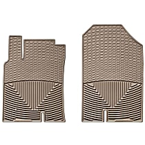 Front Row Flat Floor Mat, Tan, Made of Rubberized Thermoplastic Elastomer, All-weather Series