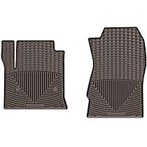 W204CO Front Row All-weather Series Molded Floor Liner, Cocoa Made of Rubberized Thermoplastic Elastomer