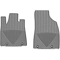 Front Row Flat Floor Mat, Gray, Made of Rubberized Thermoplastic Elastomer, All-weather Series
