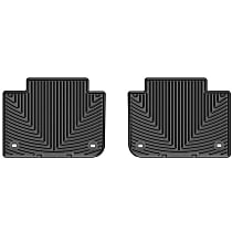 W280 All-weather Series Black Floor Mats, Second Row