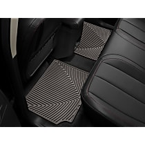 Second Row All-weather Series Molded Floor Liner, Cocoa Made of Rubberized Thermoplastic Elastomer