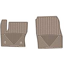 Front Row Flat Floor Mat, Tan, Made of Rubberized Thermoplastic Elastomer, All-weather Series
