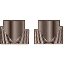 Second Row Flat Floor Mat, Tan, Made of Rubberized Thermoplastic Elastomer, All-weather Series