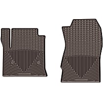 Front Row Molded Floor Liner, Cocoa, Made of Rubberized Thermoplastic Elastomer, All-weather Series
