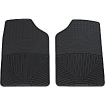 W2 All-weather Series Black Floor Mats, Front Row