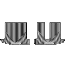 W304GR Third Row All-weather Series Flat Floor Mat, Gray Made of Rubberized Thermoplastic Elastomer