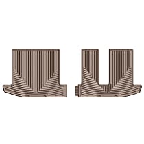 W304TN Third Row All-weather Series Flat Floor Mat, Tan Made of Rubberized Thermoplastic Elastomer