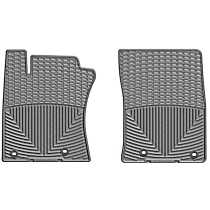 Front Row Flat Floor Mat, Gray, Made of Rubberized Thermoplastic Elastomer, All-weather Series