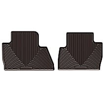 Second Row Molded Floor Liner, Cocoa, Made of Rubberized Thermoplastic Elastomer, All-weather Series