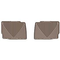 Second Row Flat Floor Mat, Tan, Made of Rubberized Thermoplastic Elastomer, All-weather Series