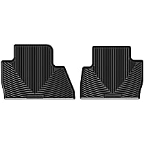Rear Flat Floor Mat, Sport Utility, Black, Made of Rubberized Thermoplastic Elastomer, All-weather Series