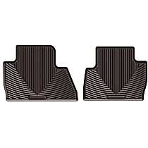 W331CO Second Row All-weather Series Molded Floor Liner, Cocoa Made of Rubberized Thermoplastic Elastomer