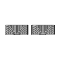 Third Row Flat Floor Mat, Gray, Made of Rubberized Thermoplastic Elastomer, All-weather Series