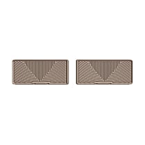 Third Row Flat Floor Mat, Tan, Made of Rubberized Thermoplastic Elastomer, All-weather Series