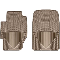 Front Row Flat Floor Mat, Tan, Made of Rubberized Thermoplastic Elastomer, All-weather Series