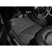 W357 Front Row All-weather Series Flat Floor Mat, Black Made of Rubberized Thermoplastic Elastomer