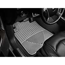 W357GR Front Row All-weather Series Flat Floor Mat, Gray Made of Rubberized Thermoplastic Elastomer