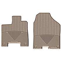 Front Row Flat Floor Mat, Tan, Made of Rubberized Thermoplastic Elastomer, All-weather Series