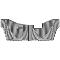 Third Row Flat Floor Mat, Gray, Made of Rubberized Thermoplastic Elastomer, All-weather Series