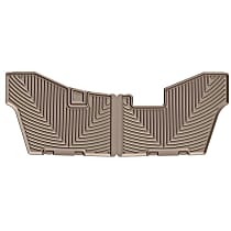 Third Row Flat Floor Mat, Tan, Made of Rubberized Thermoplastic Elastomer, All-weather Series