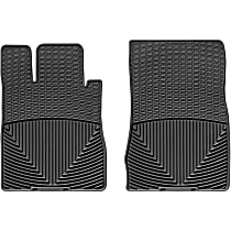 W36 All-weather Series Black Floor Mats, Front Row