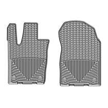 Front Row Flat Floor Mat, Gray, Made of Rubberized Thermoplastic Elastomer, All-weather Series