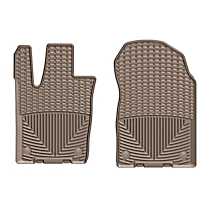 Front Row Flat Floor Mat, Tan, Made of Rubberized Thermoplastic Elastomer, All-weather Series