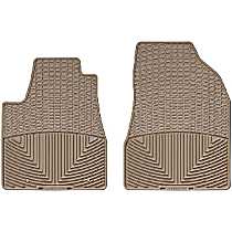 Front Row Flat Floor Mat, Tan, Made of Rubberized Thermoplastic Elastomer, All-weather Series