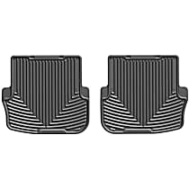 W426 Second Row All-weather Series Flat Floor Mat, Black Made of Rubberized Thermoplastic Elastomer