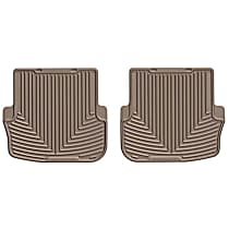 W426TN Second Row All-weather Series Flat Floor Mat, Tan Made of Rubberized Thermoplastic Elastomer