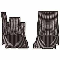 W429CO Front Row All-weather Series Flat Floor Mat, Cocoa Made of Rubberized Thermoplastic Elastomer