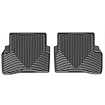 W432 Second Row All-weather Series Flat Floor Mat, Black Made of Rubberized Thermoplastic Elastomer